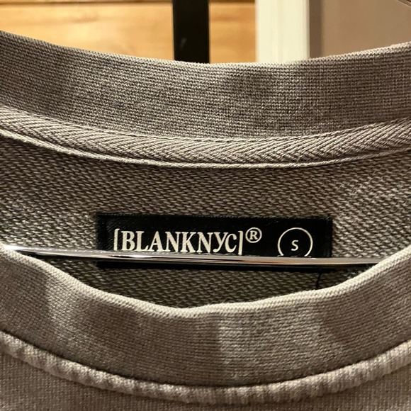 Blank NYC Gray Sweatshirt - Picture 3 of 5